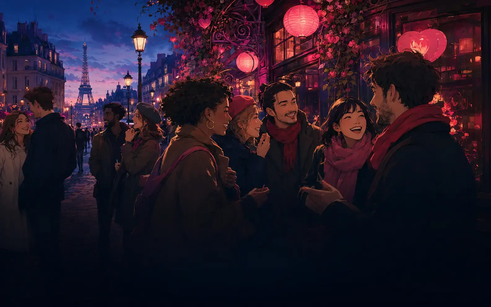 Valentinsdag Pub Crawl Paris