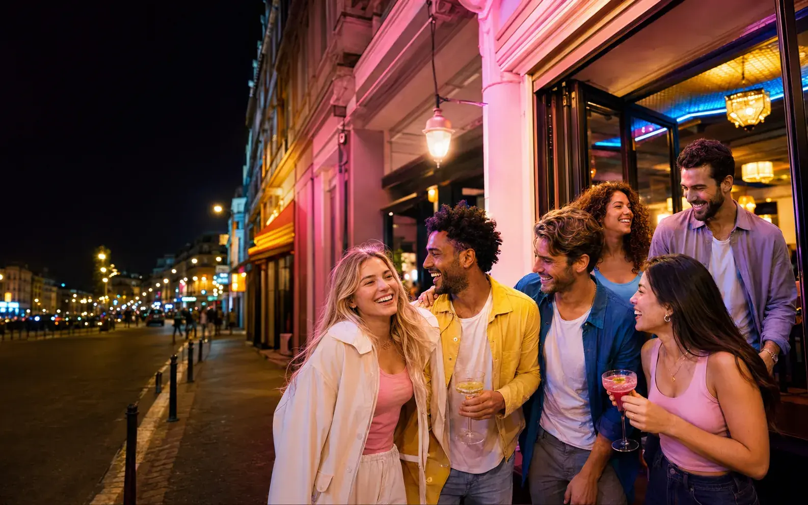 Pub crawl i Paris · 3–4 barer + 1 klub — Meet, Drink & Party